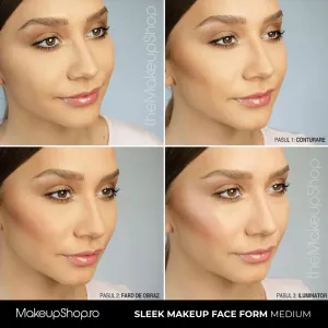 Paleta pentru Conturare Sleek MakeUP Face Form Medium