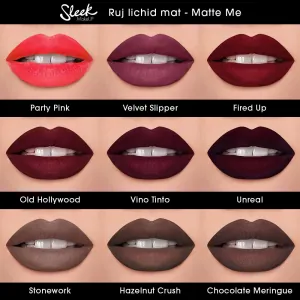Ruj lichid mat Sleek MakeUP Matte Me