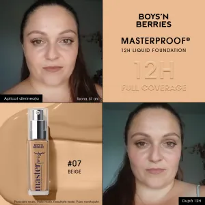 Fond de ten Boys`n Berries MASTERPROOF 12h Liquid Foundation Beige