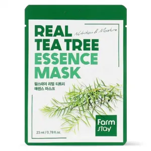 Masca Calmanta pentru Ten Sensibil cu Arbore de Ceai Farmstay Essence Mask