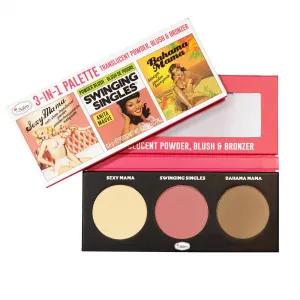 Paleta Multifunctionala theBalm Must Haves Powder Trio Translucent Powder, Blush & Bronzer