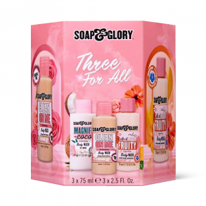 Set cadou mini Soap & Glory Three For All 3 Piece Mini Gift Set