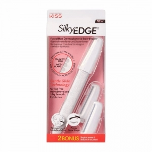 Trimmer pentru Par Facial KissUSA Silky Edge Facial Hair Dermaplaner & Brow Shaper