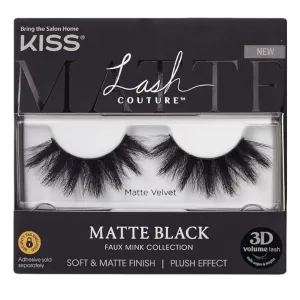 Gene false tip bandă KissUSA Lash Couture Matte Black Collection Matte Velvet