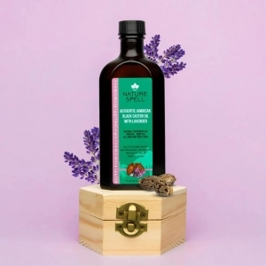 Ulei de Ricin Negru & Lavanda Nature Spell Authentic Jamaican Black Castor Oil with Lavander