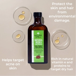 Ulei de Neem & Ricin pentru Par & Piele Nature Spell Neem & Castor Oil for Hair and Skin