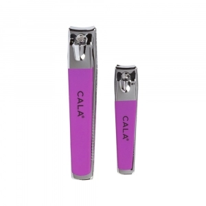Unghiera CALA Soft Touch Nail Clipper Duo - Orchid