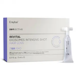 Fiole tratament împotriva căderii părului cu exozomi revitalizanți Erayba Z18R/EXO Revital exosomes intensive shot 15 fiole x 5 ml