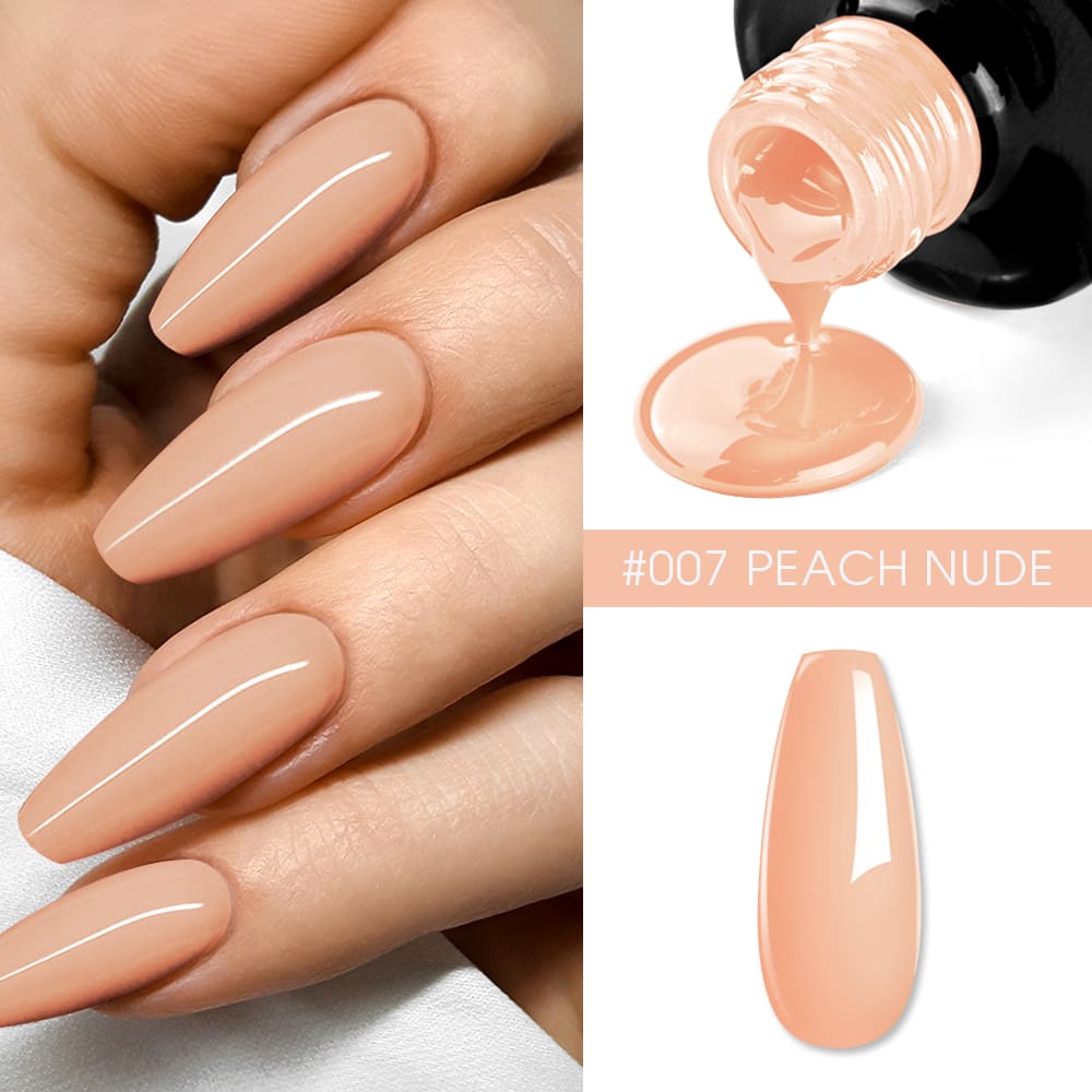 Oja Semipermanenta BO.NAIL Soakable Gel Polish #007 Peach Nude
