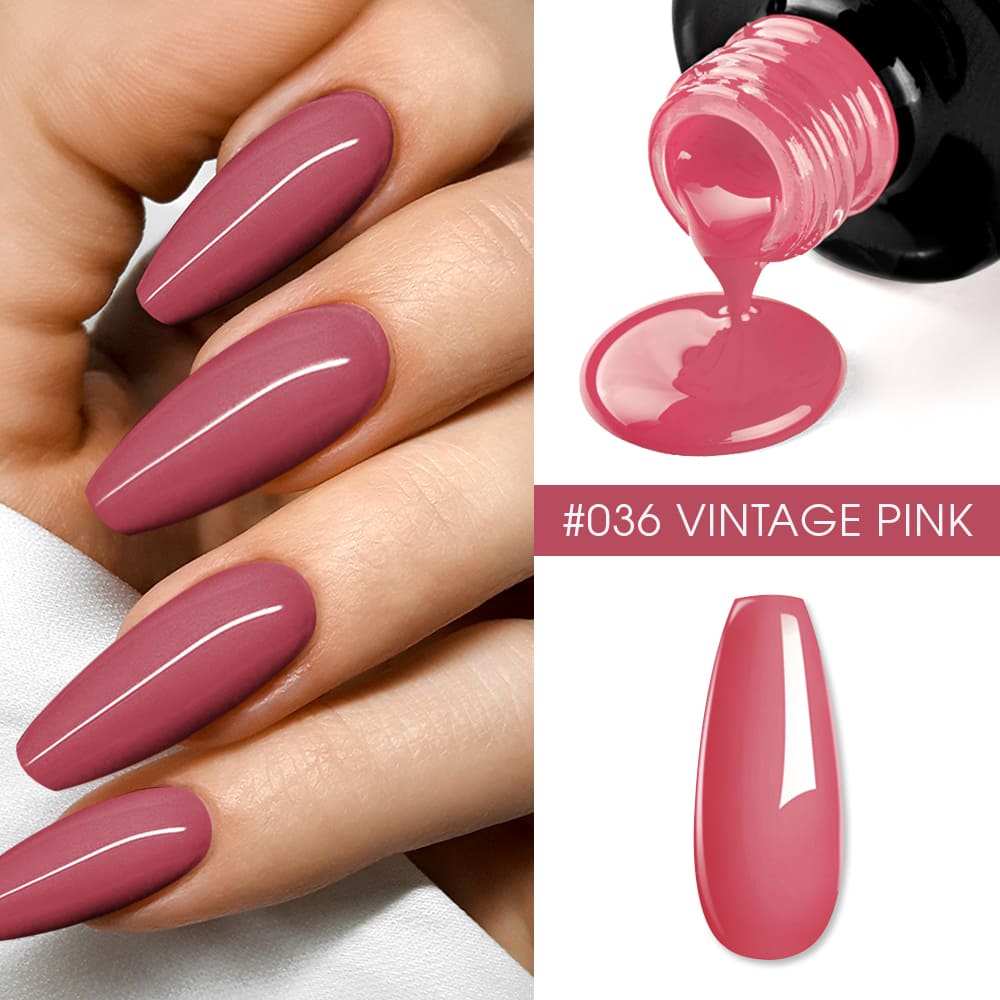Oja Semipermanenta BO.NAIL Soakable Gel Polish #036 Vintage Pink