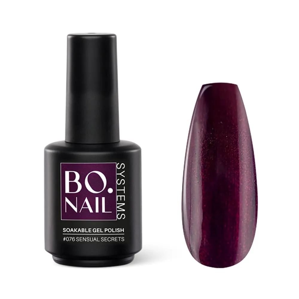 Oja Semipermanenta BO.NAIL Soakable Gel Polish #076 Sensual Secrets