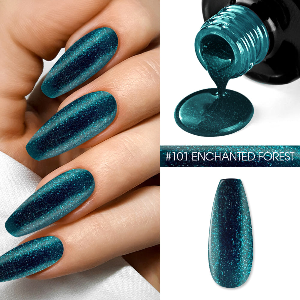 Oja Semipermanenta BO.NAIL Soakable Gel Polish #101 Enchanted Forest