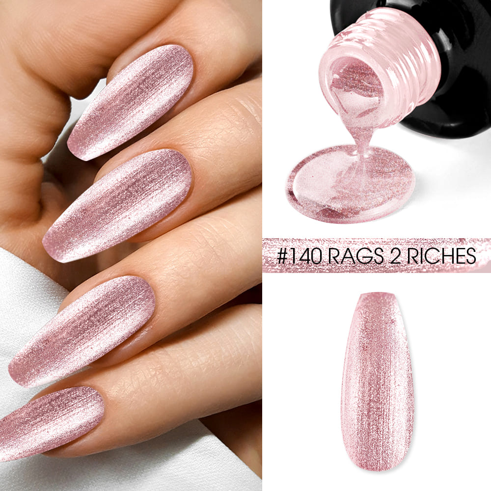 Oja Semipermanenta BO.NAIL Soakable Gel Polish #140 Rags 2 Riches