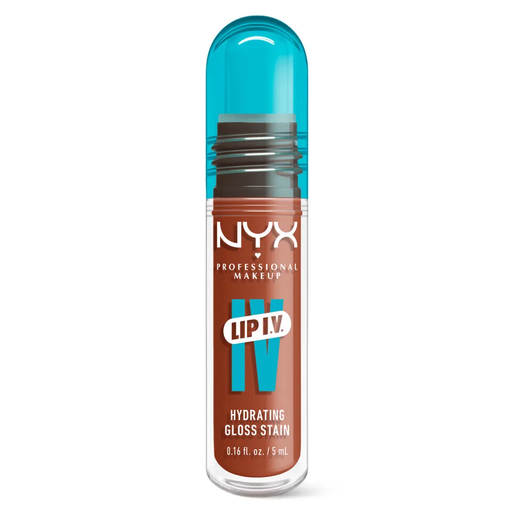 Luciu Tint de Buze NYX Professional Makeup I.V. Lip Gloss Stain Caramel Drip