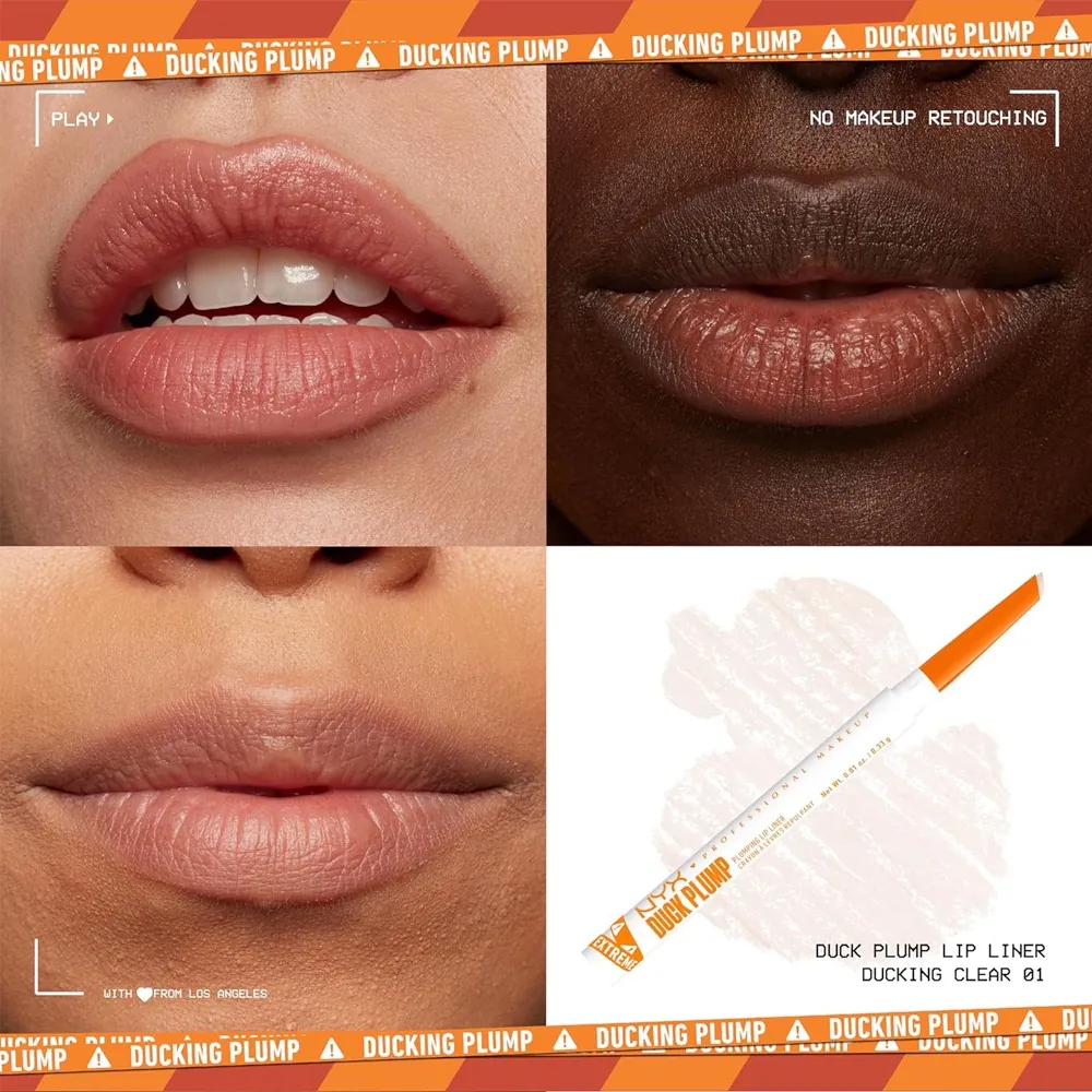 Creion de buze NYX Professional Makeup Duck Plump Ducking Clear