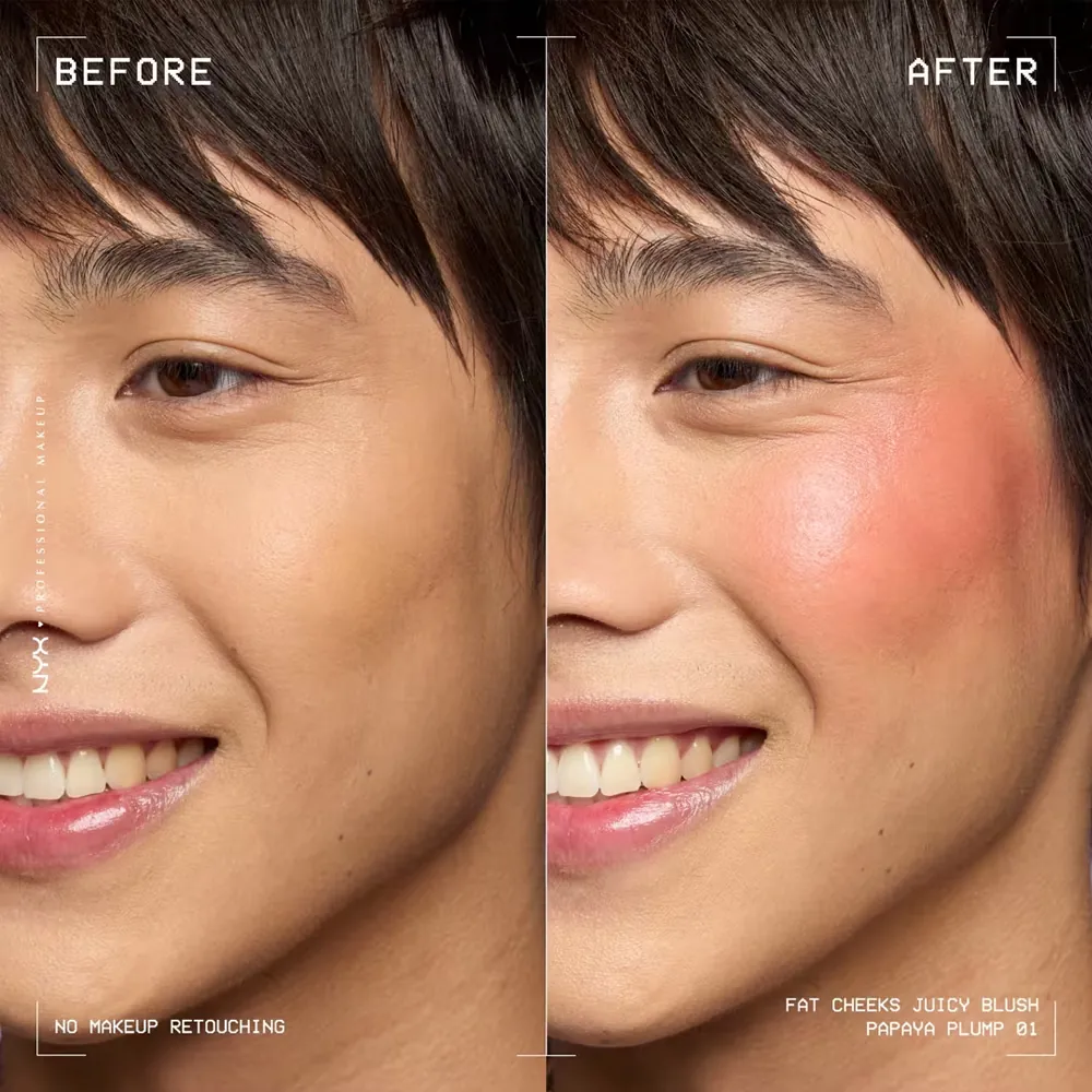 Fard de Obraz Lichid NYX Professional Makeup Fat Cheeks Juicy Liquid Blush 01 Papaya Plump