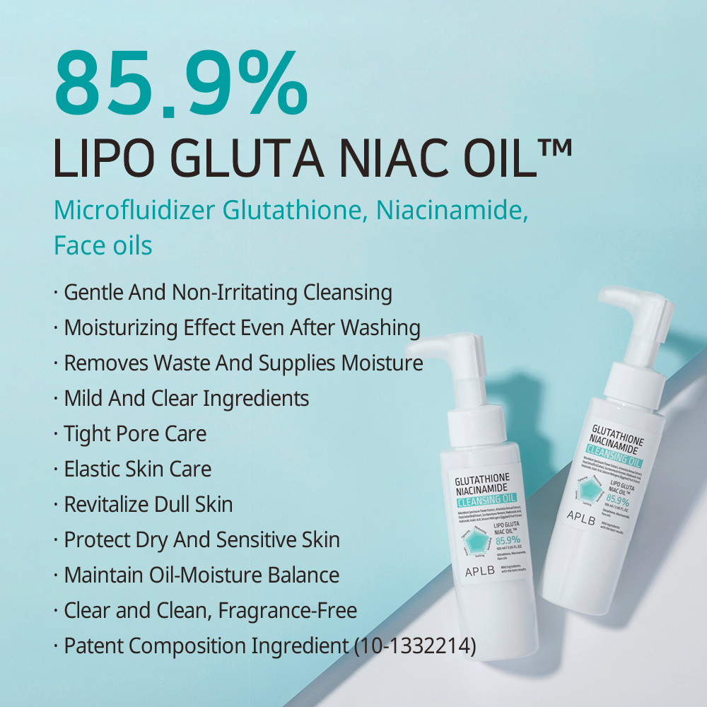 Ulei demachiant coreean APLB Glutathione Niacinamide Cleansing Oil