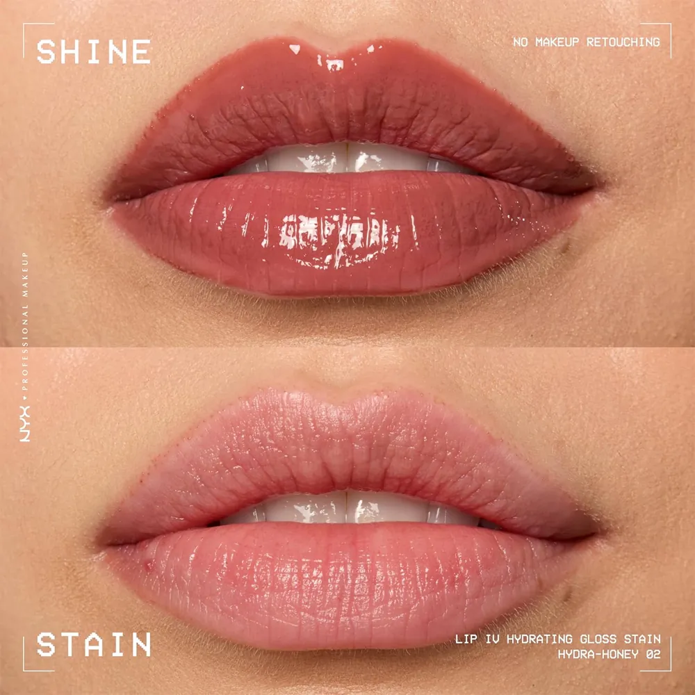 Luciu Tint de Buze NYX Professional Makeup I.V. Lip Gloss Stain Hydra Honey