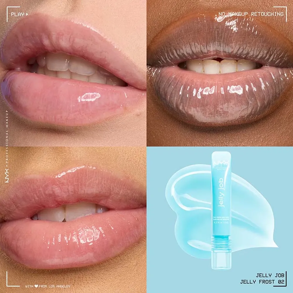 Luciu de buze NYX Professional Makeup Jelly Job 02 Jelly Frost