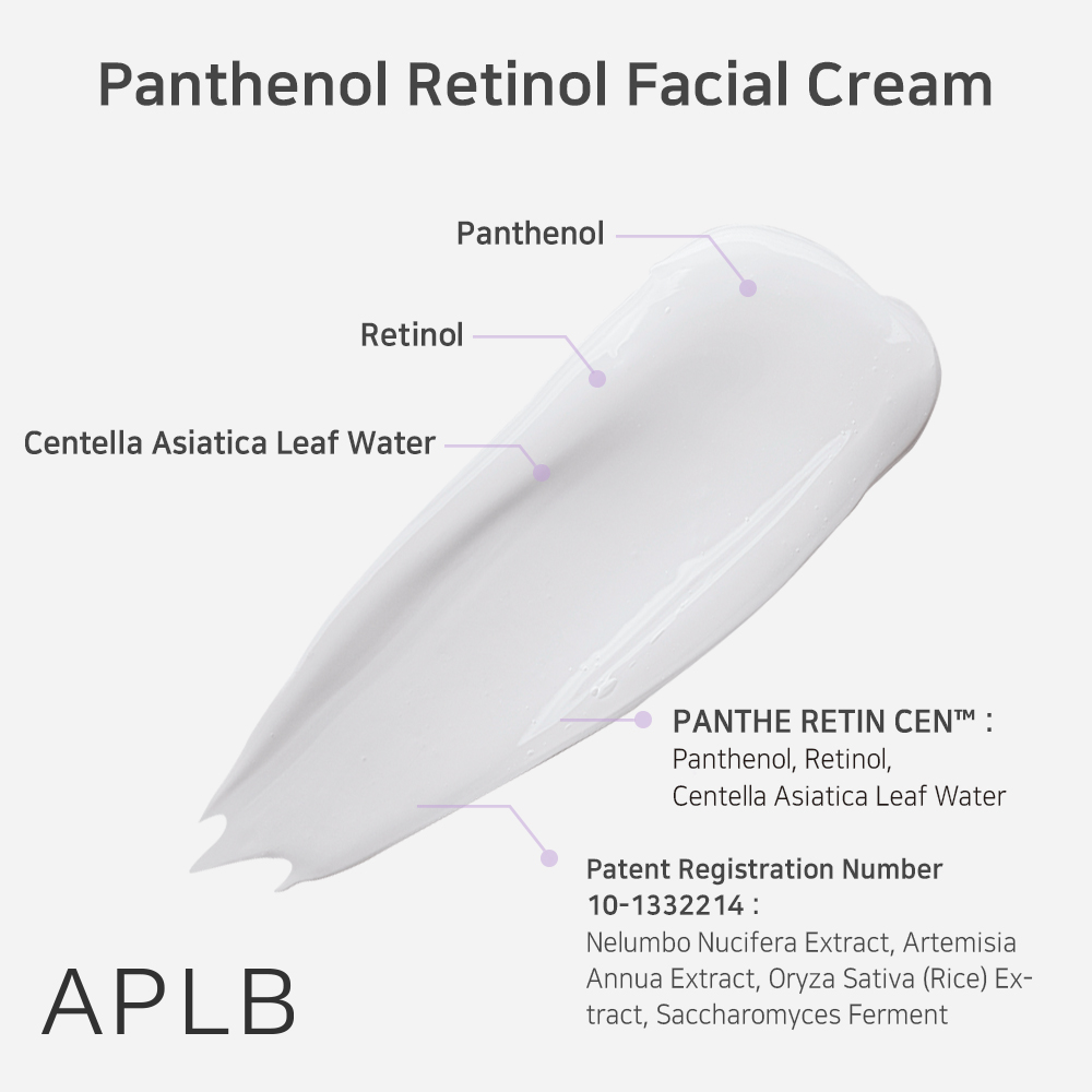 Cremă facială cu pantenol și retinol APLB Phantenol Retinol Facial Cream