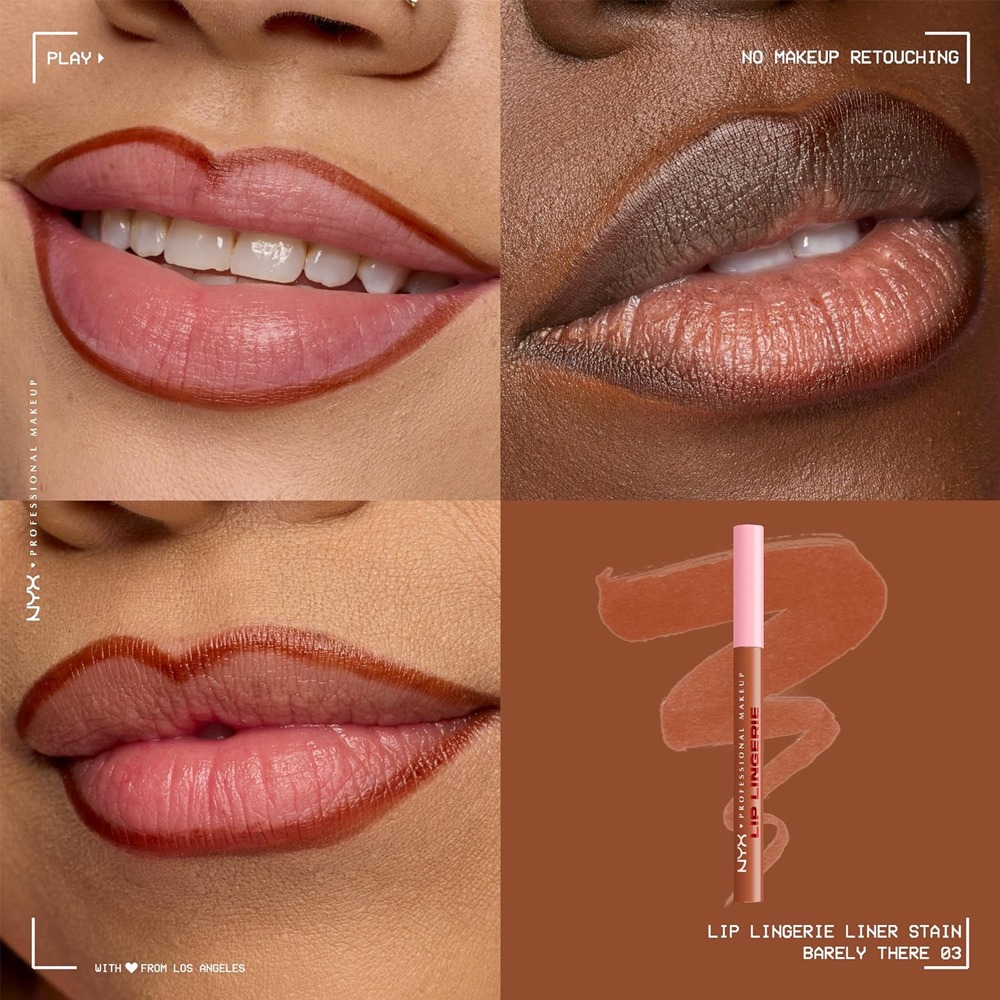 Marker pentru buze rezistent NYX Professional Makeup Lip Lingerie Barely There