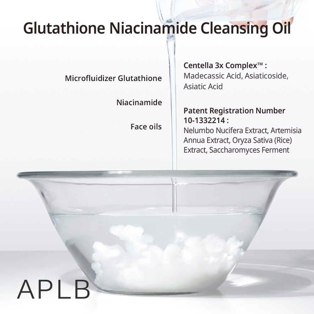 Ulei demachiant coreean APLB Glutathione Niacinamide Cleansing Oil