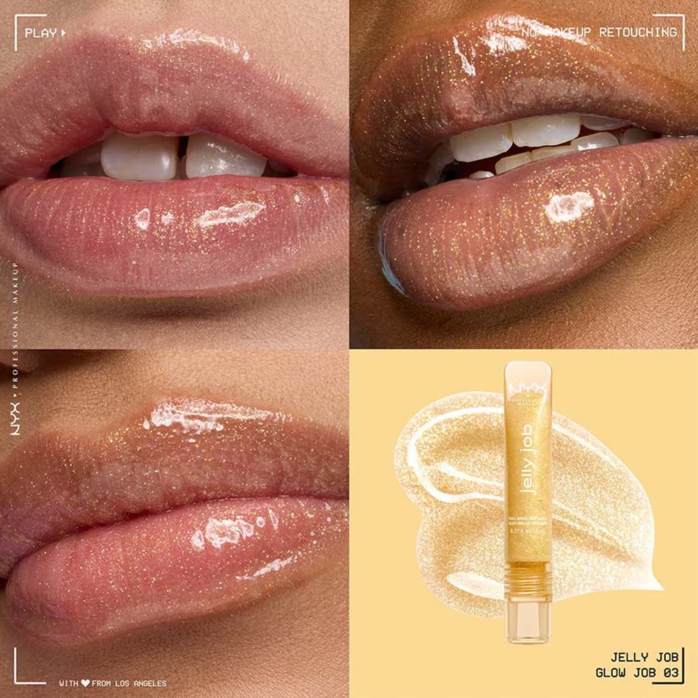 Luciu de buze NYX Professional Makeup Jelly Job 03 Glow Job