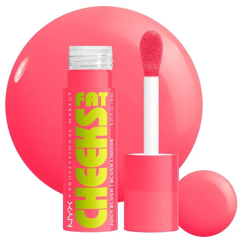 Fard de Obraz Lichid NYX Professional Makeup Fat Cheeks Juicy Liquid Blush 03 Guava Gush