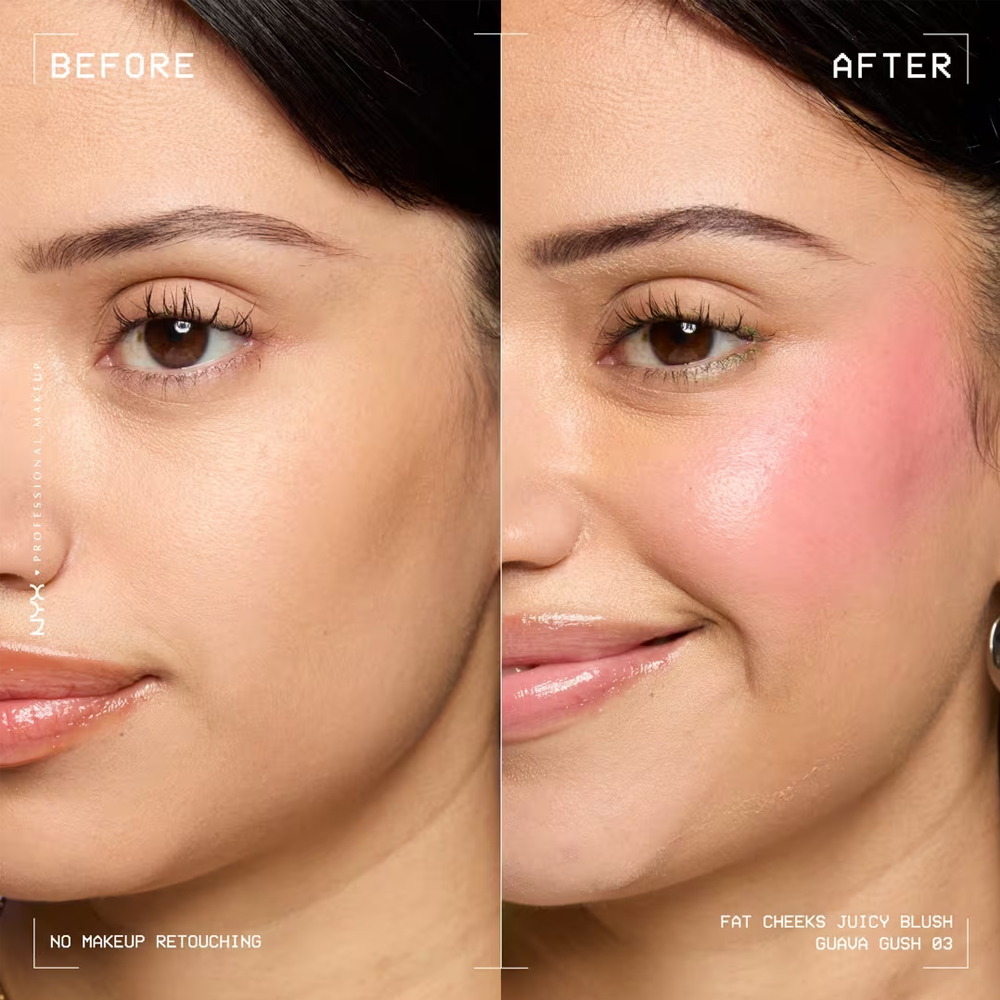 Fard de Obraz Lichid NYX Professional Makeup Fat Cheeks Juicy Liquid Blush 03 Guava Gush