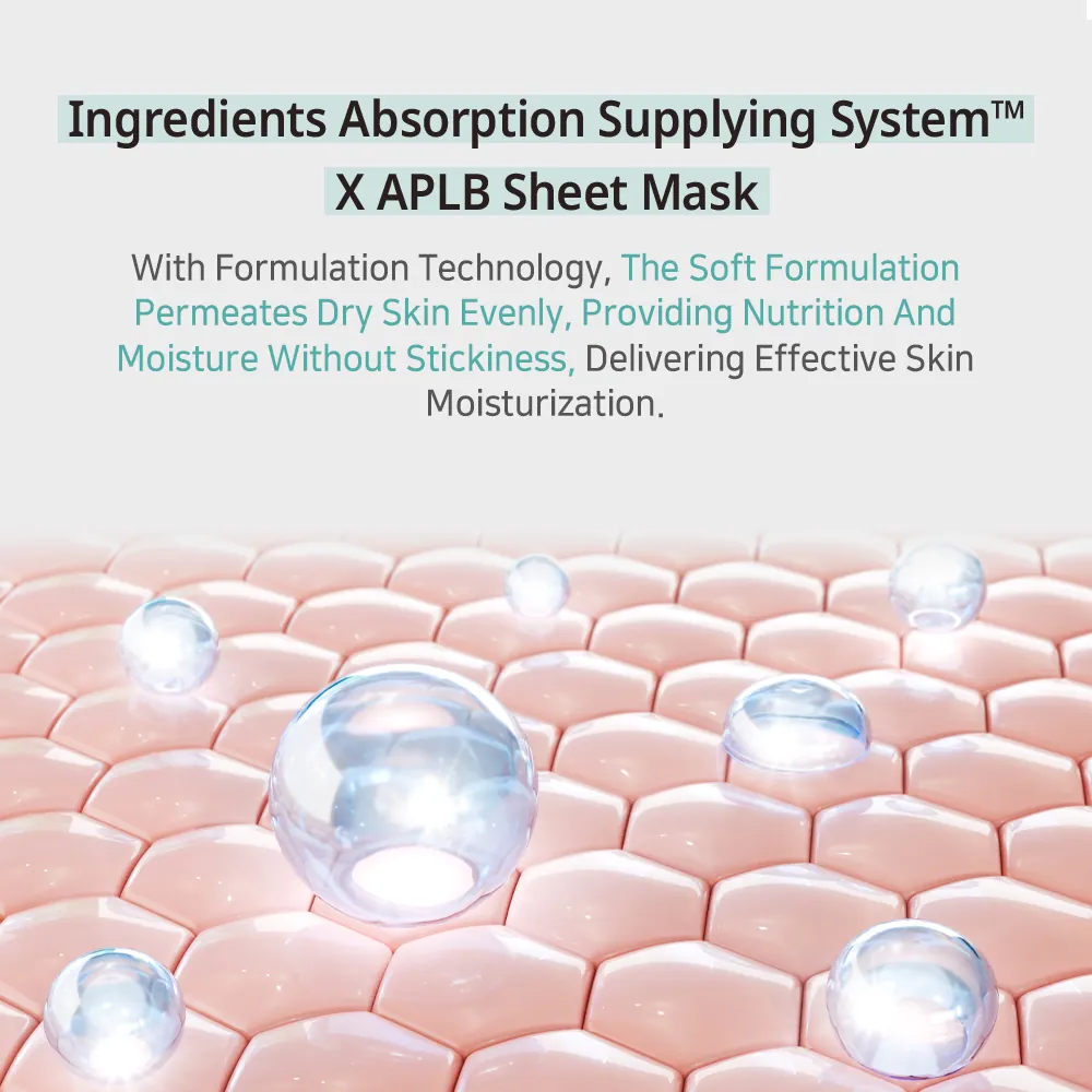 Masca cu efect de iluminare APLB Gluthatione Niacinamide Sheet Mask