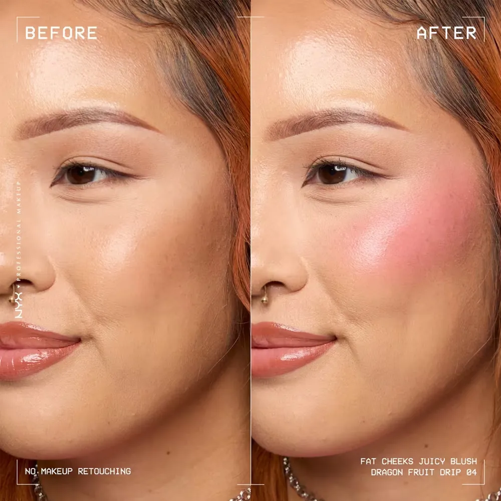 Fard de Obraz Lichid NYX Professional Makeup Fat Cheeks Juicy Liquid Blush 04 Dragon Fruit Drip