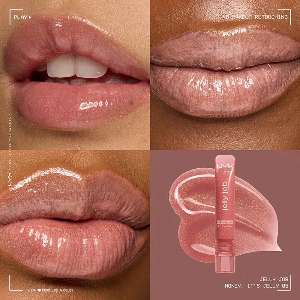 Luciu de buze NYX Professional Makeup Jelly Job 05 Honey, It`s Jelly