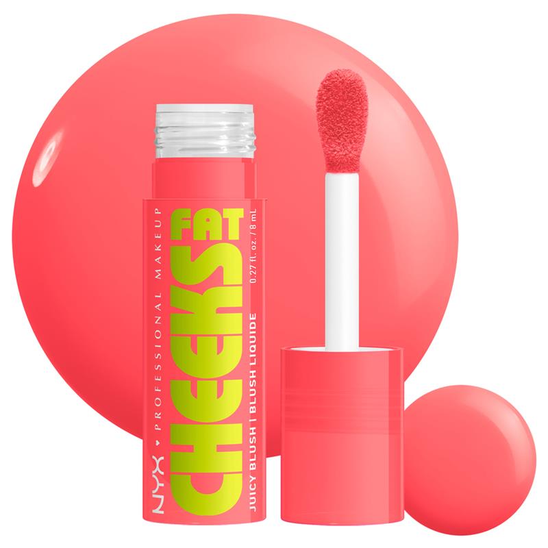 Fard de Obraz Lichid NYX Professional Makeup Fat Cheeks Juicy Liquid Blush 05 Peach Plunge