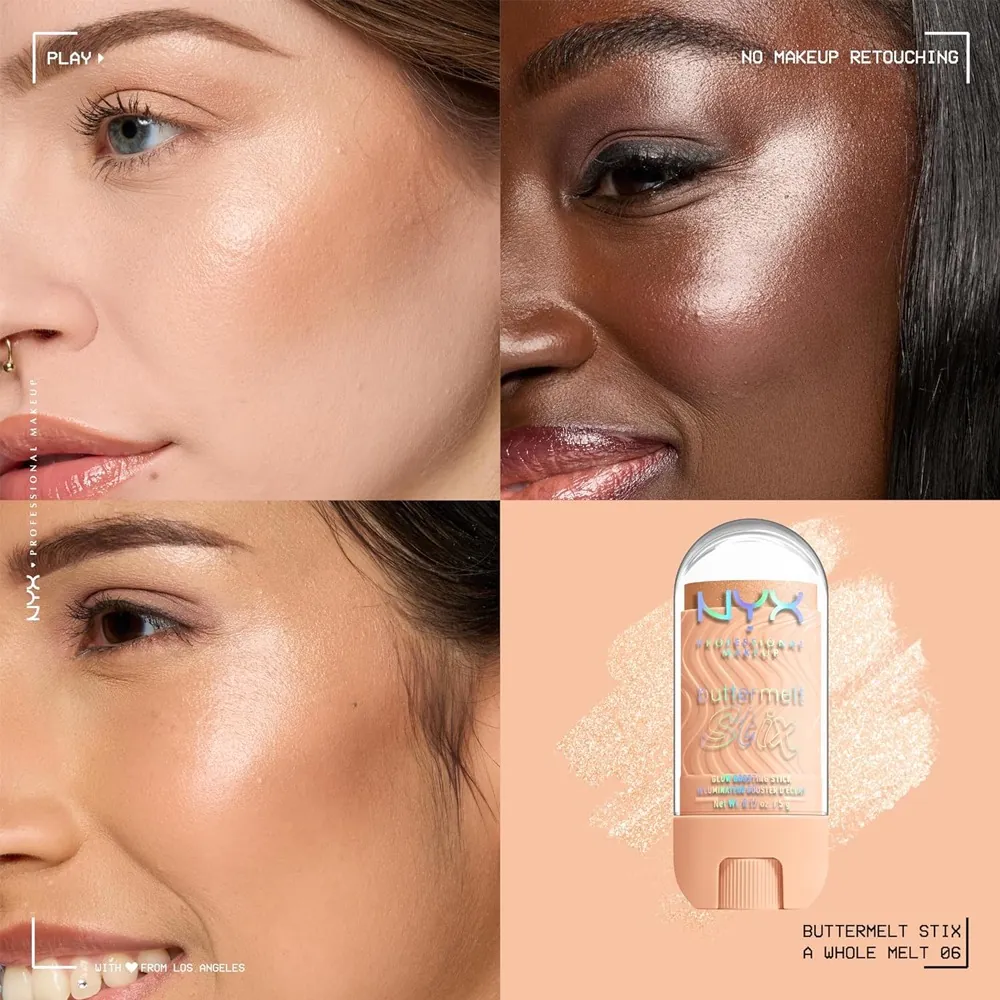 Baton iluminator NYX Professional Makeup Buttermelt Glaze Stix A Whole Melt