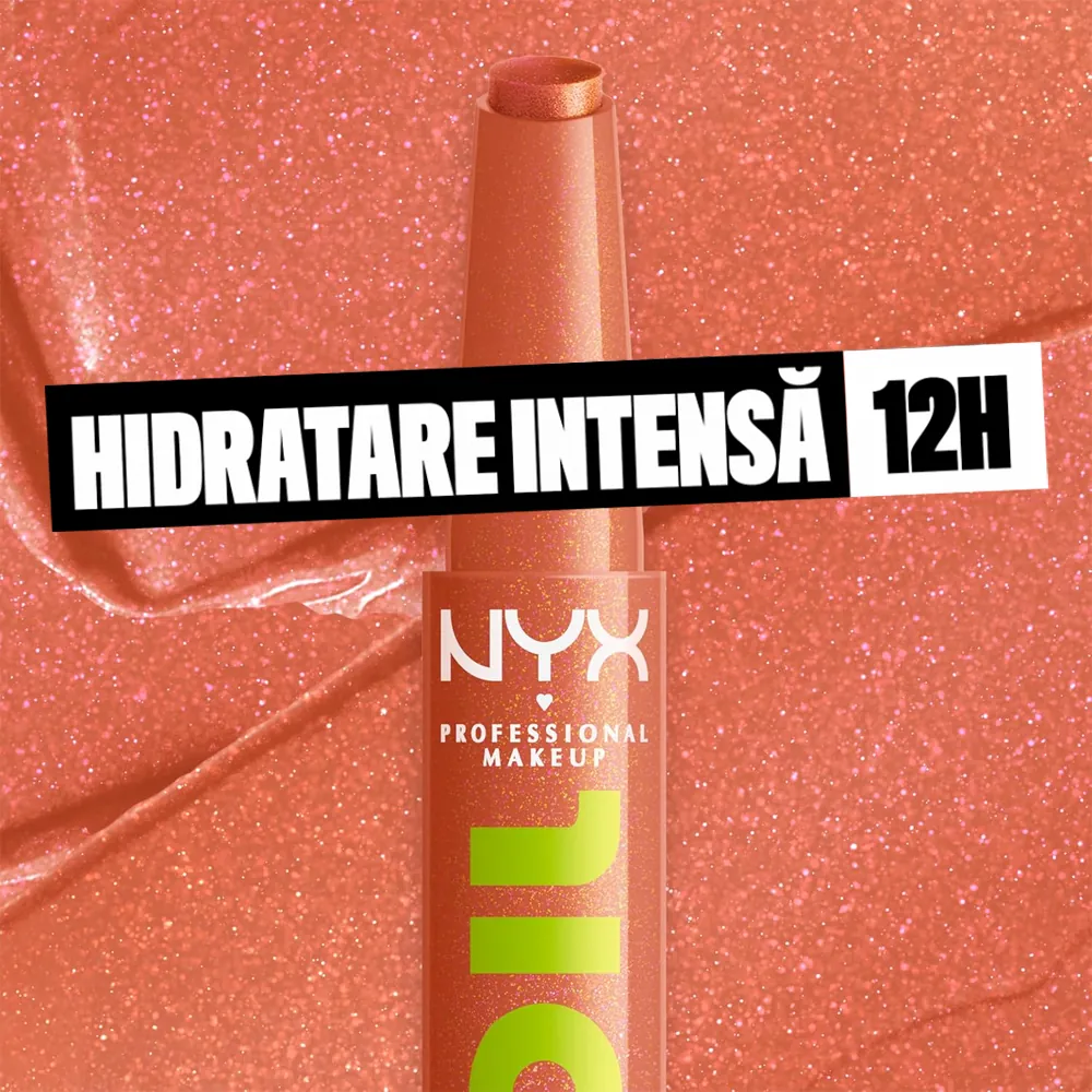 Luciu de buze NYX Professional Makeup Fat Oil Slick Click 06 Hits Different