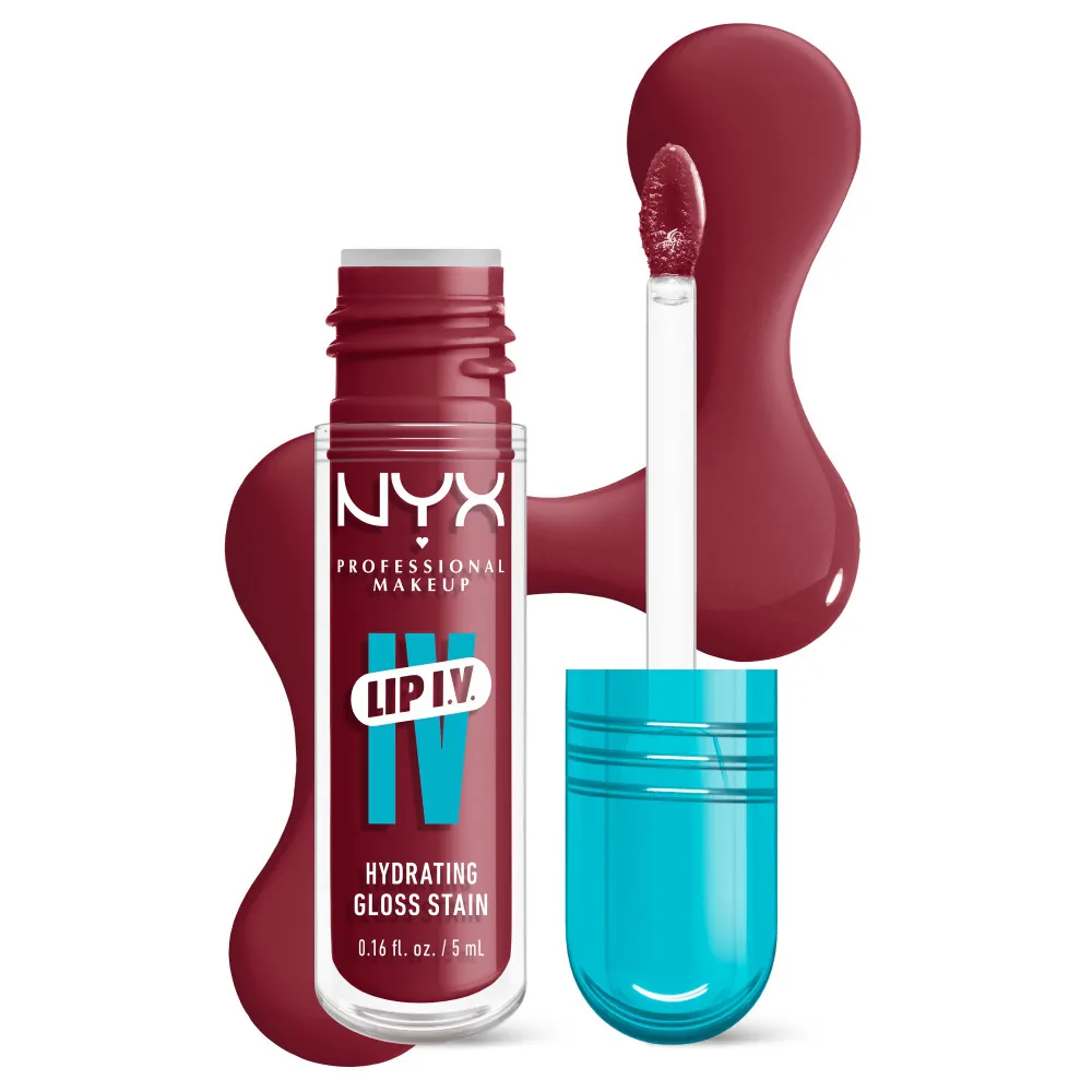 Luciu Tint de Buze NYX Professional Makeup I.V. Lip Gloss Stain Bubblegum Burst