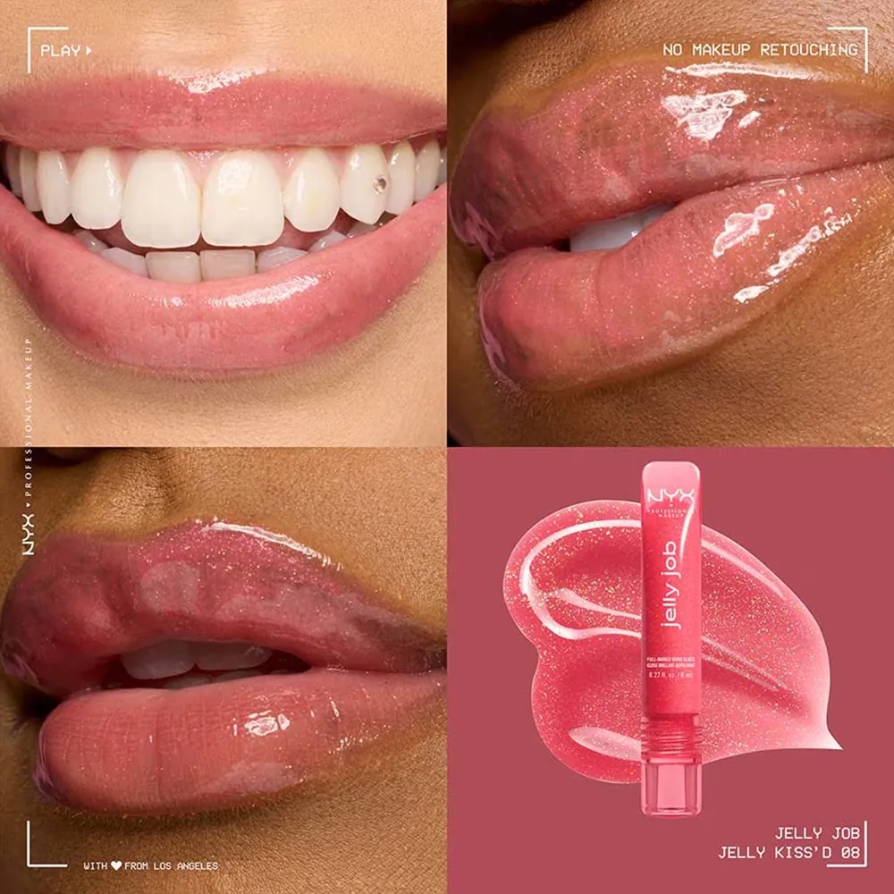 Luciu de buze NYX Professional Makeup Jelly Job 08 Jelly Kiss`d