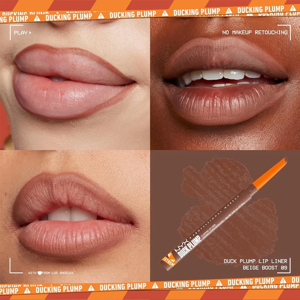 Creion de buze NYX Professional Makeup Duck Plump Beige Boost