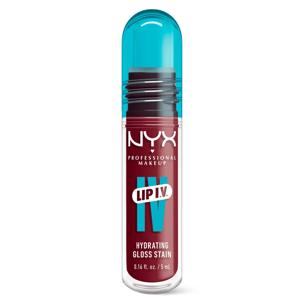 Luciu Tint de Buze NYX Professional Makeup I.V. Lip Gloss Stain Blush Rush