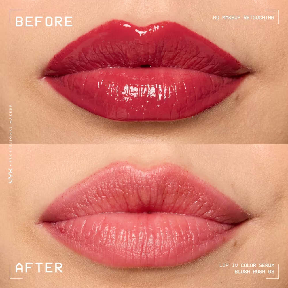 Luciu Tint de Buze NYX Professional Makeup I.V. Lip Gloss Stain Blush Rush