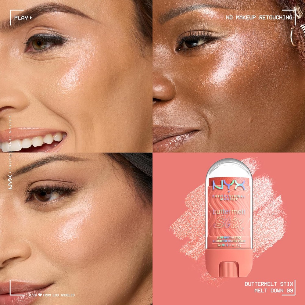 Baton iluminator NYX Professional Makeup Buttermelt Glaze Stix Melt Down