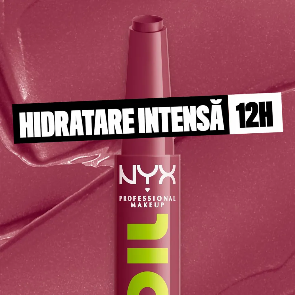 Luciu de buze NYX Professional Makeup Fat Oil Slick Click 09 Thats Major