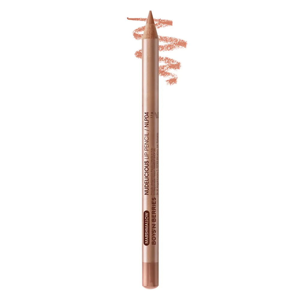 Creion Buze Boys`n Berries Nudelicious Lip Pencil Marshmallow