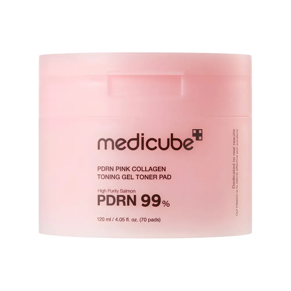 Dischete tonifiante cu PDRN Medicube Pink Collagen Toning Gel Toner Pad Medicube