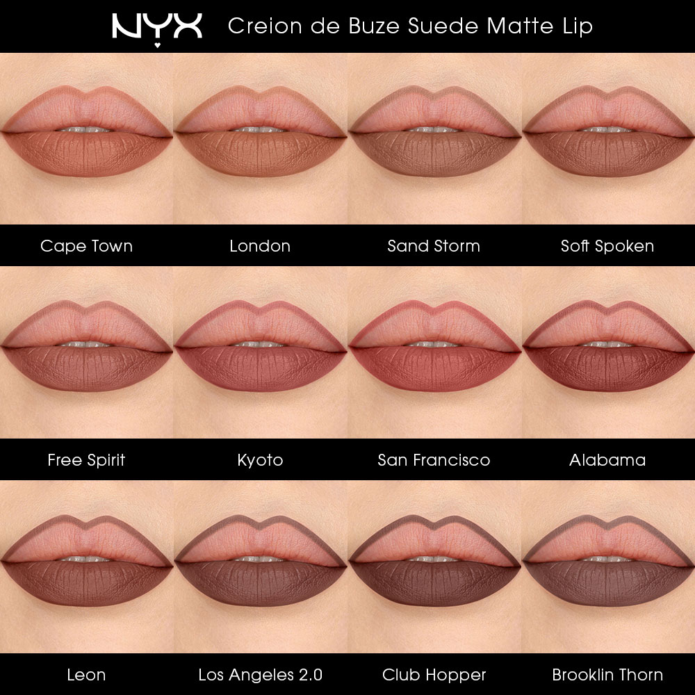 Creion de Buze NYX Professional Makeup Suede Matte Lip Liner London