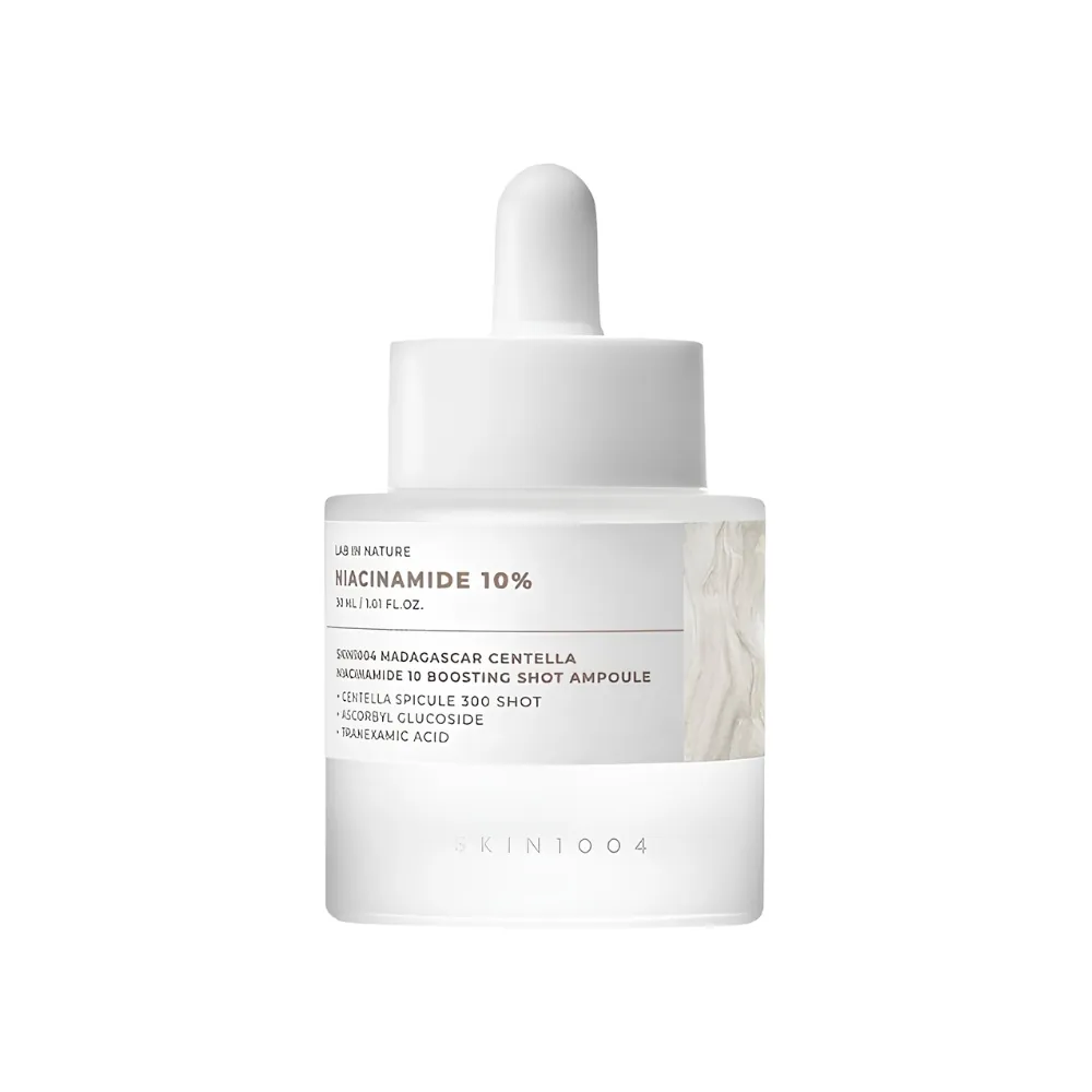 Ser de față cu 10% niacinamidă și Centella SKIN1004 Boosting Shot Ampoule SKIN1004