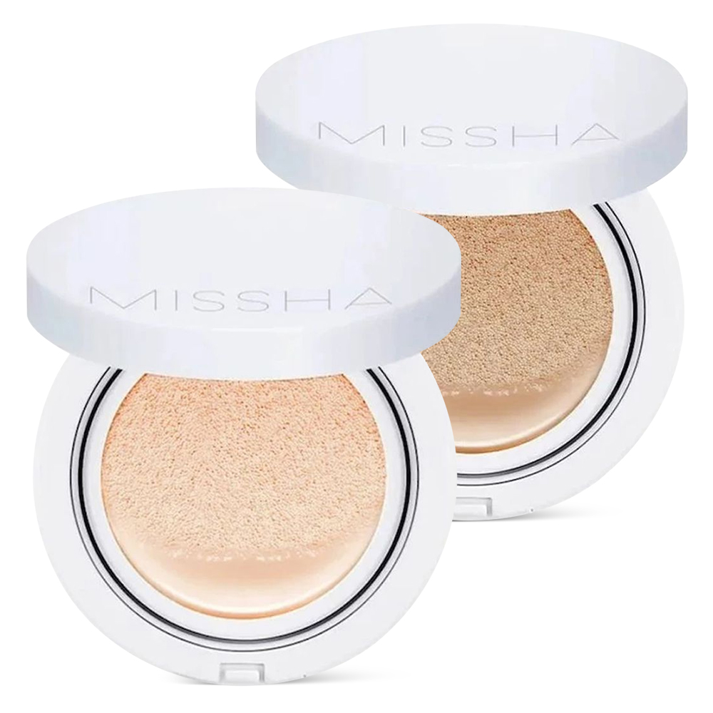Fond de ten compact Missha Magic Cushion Moist Up 21 Light Beige