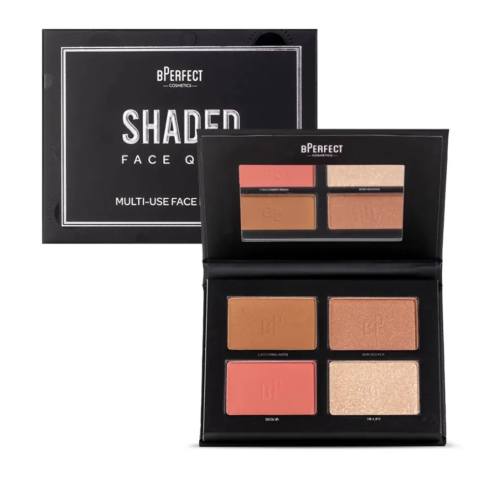 Paletă multifuncțională BPerfect Shaded Travel Face Quad BPERFECT