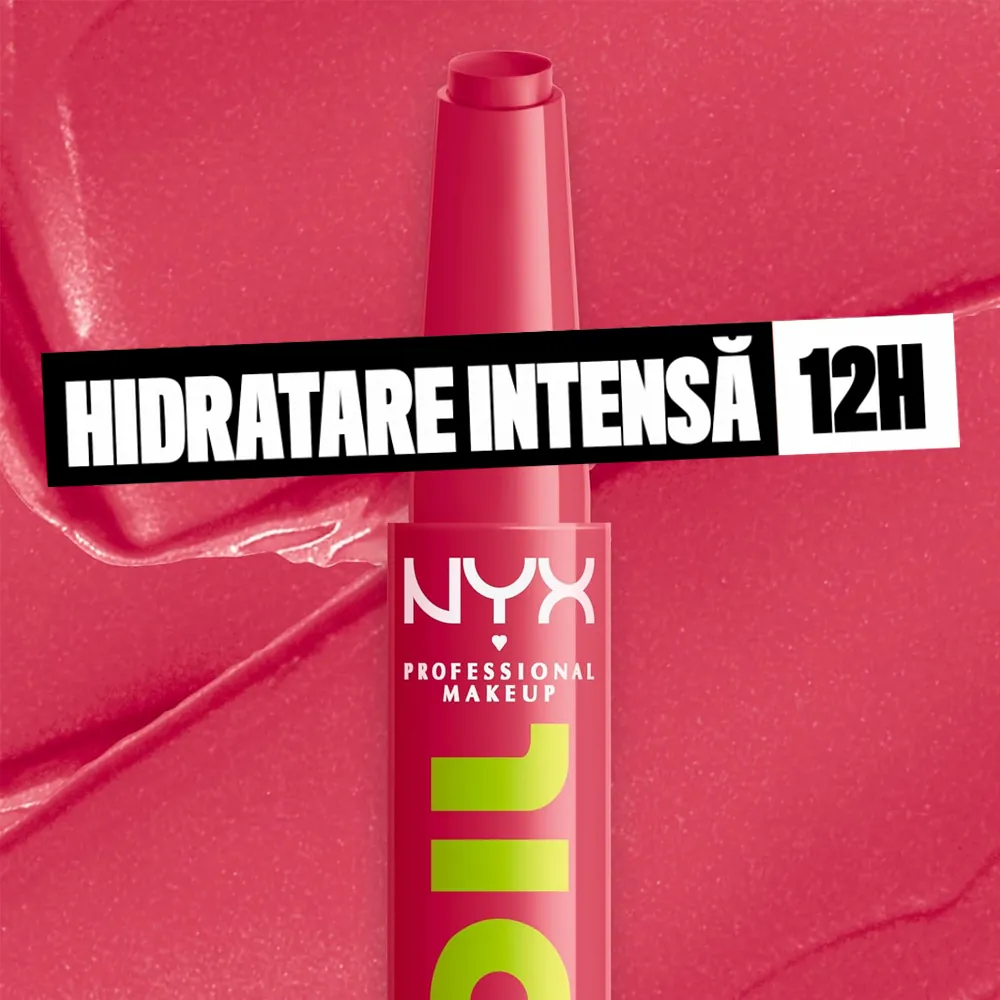 Luciu de buze NYX Professional Makeup Fat Oil Slick Click 10 Double Tap