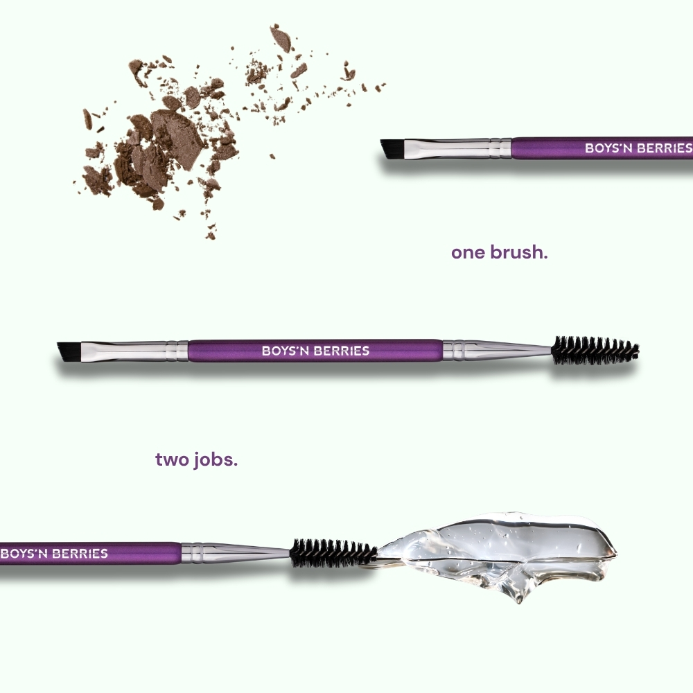 Pensula Profesionala Machiaj Boys`n Berries 100 Brow Definer — imaginea 7